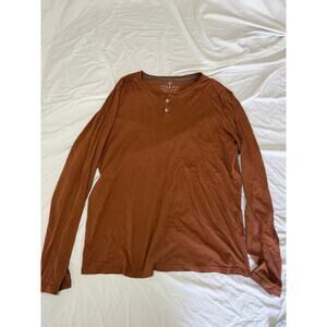 Free Fly Henley Brown Women’s Large